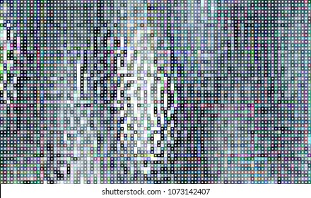 VECTOR - abstract background pixel style with dark tone colors in squares shape and small white squares shape on center per piece. this artwork sham pixelated image.