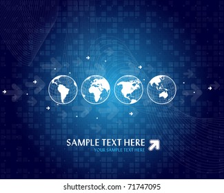 Vector abstract background with place for your text