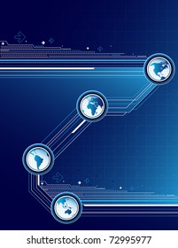 Vector abstract background with place for your text