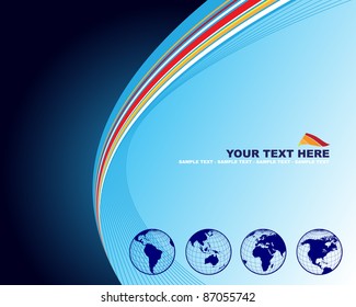 Vector abstract background with place for your text