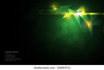 vector abstract background polygonal pattern tech innovation concept