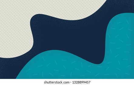 Vector abstract background in pop art style. Memphis 80s-90s style. Colorful illustration spotty pattern.