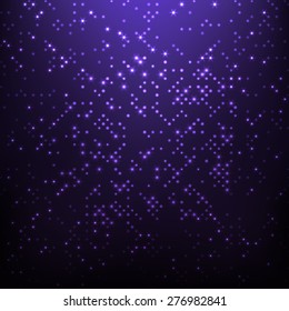 Vector abstract background - purple disco lights