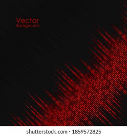 Vector abstract background with the red dots.