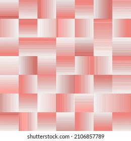 Vector Abstract Background. Red Geometric Line Pattern. Other Stripe Elements