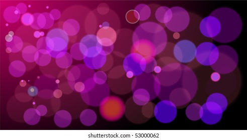 vector abstract background of red lights