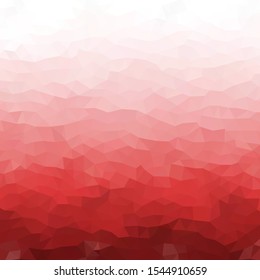 Vector abstract background. red and white triangles.