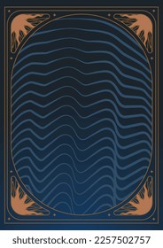 Vector abstract background in retro psychedelic style