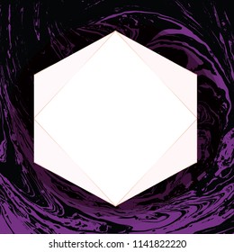 Vector abstract background. Rose gold holiday background. Trendy template for design, party, invitation, web, banner, birthday, wedding card.