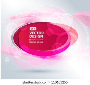 Vector abstract background. Round shape.