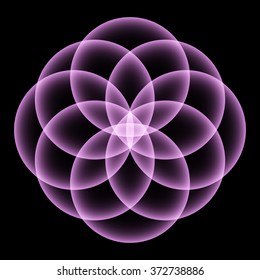 vector abstract background. sacred geometry