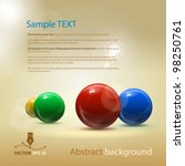 Vector abstract background for sample text