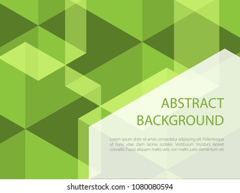 vector abstract background with sample text for presentation concept.