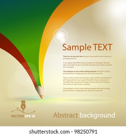 Vector abstract background for sample text