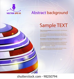 Vector abstract background for sample text