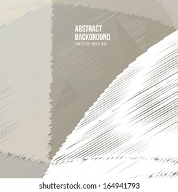 Vector abstract background. scribble and color geometric