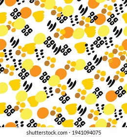 Vector abstract background. Seamless brush stroke pattern.