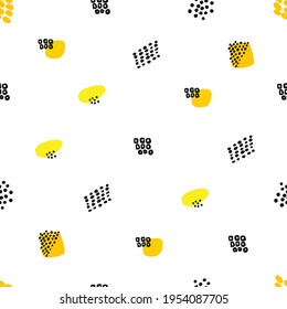 Vector abstract background. Seamless brush stroke pattern.