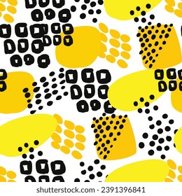 Vector abstract background. Seamless brush stroke pattern.