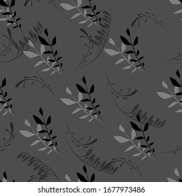Vector abstract background seamless flowers and floral pattern