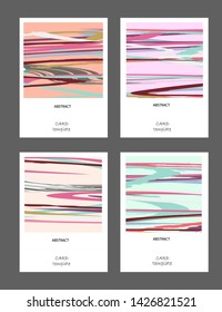Vector abstract background set. Art template design for invitation card, mockup brochure theme style,front page, book cover, banner idea, flyer,booklet print.