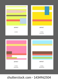 Vector abstract background set. Art template design for invitation card, mockup brochure theme style,front page, book cover, banner idea, flyer,booklet print.