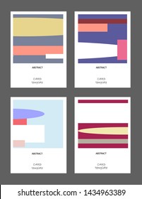 Vector abstract background set. Art template design for invitation card, mockup brochure theme style,front page, book cover, banner idea, flyer,booklet print.