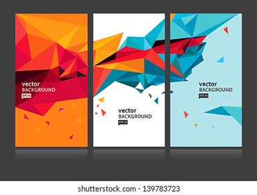 Vector Abstract Background Set EPS 10