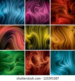 vector abstract background set (eps10, CMYK colors)