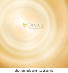 vector abstract background with shapes of circles