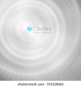 vector abstract background with shapes of circles