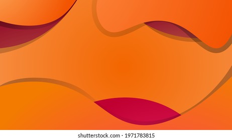 Vector abstract background shapes orange and red