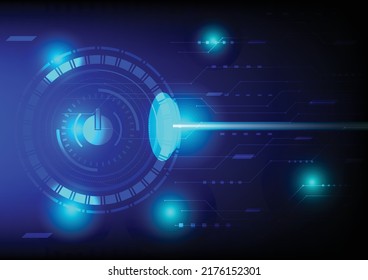 Vector abstract background shows the innovation of technology and technology concepts.