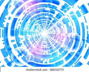 Vector abstract background shows the innovation of technology and technology concepts.
Can be applied to your businesses.