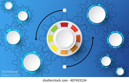Vector abstract background shows the innovation of technology and technology concepts.
Can be applied to your businesses.