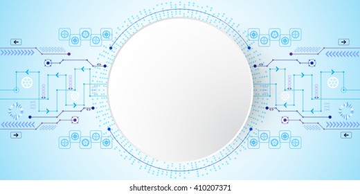 Vector abstract background shows the innovation of technology and technology concepts.
Can be applied to your businesses.