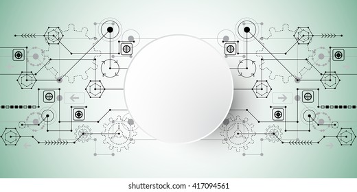 Vector abstract background shows the innovation of technology and technology concepts.
Can be applied to your businesses.