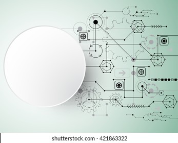Vector abstract background shows the innovation of technology and technology concepts.
Can be applied to your businesses.