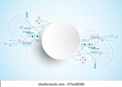 Vector abstract background shows the innovation of technology and technology concepts.
Can be applied to your businesses.