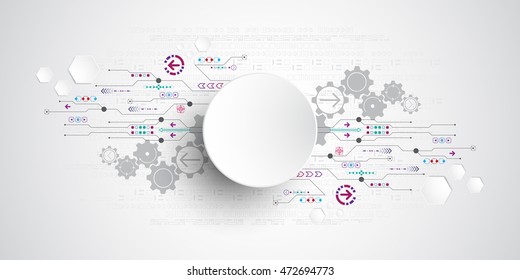 Vector abstract background shows the innovation of technology and technology concepts.
Can be applied to your businesses.