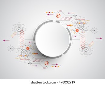 Vector abstract background shows the innovation of technology and technology concepts.
Can be applied to your businesses.