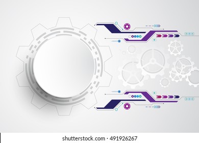 Vector abstract background shows the innovation of technology and technology concepts.
Can be applied to your businesses.