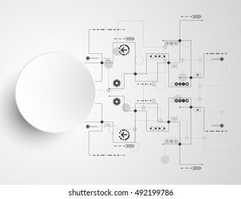 Vector abstract background shows the innovation of technology and technology concepts.
Can be applied to your businesses.