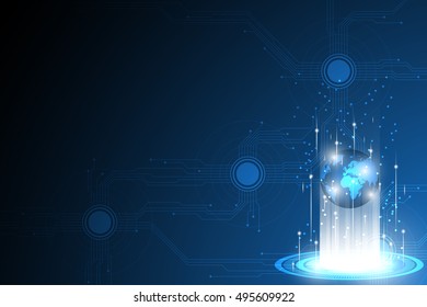 Vector abstract background shows the innovation of technology and technology concepts.
Can be applied to your businesses.