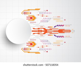 Vector abstract background shows the innovation of technology and technology concepts.
Can be applied to your businesses.