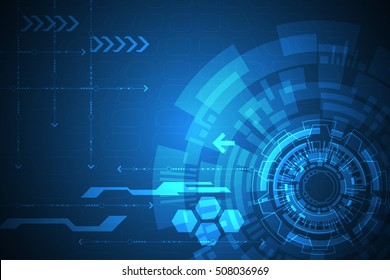 Vector abstract background shows the innovation of technology and technology concepts.
Can be applied to your businesses.