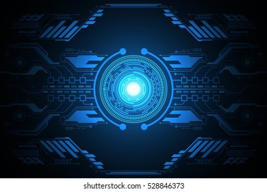 Vector abstract background shows the innovation of technology and technology concepts.