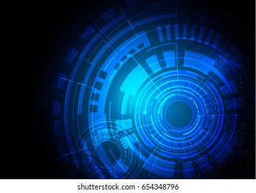 Vector abstract background shows the innovation of technology and technology concepts. Can be applied to your businesses.