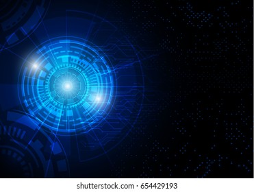 Vector abstract background shows the innovation of technology and technology concepts. Can be applied to your businesses.