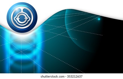 Vector abstract background with silver arrow